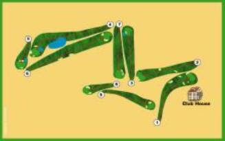 Baviera Golf course layout